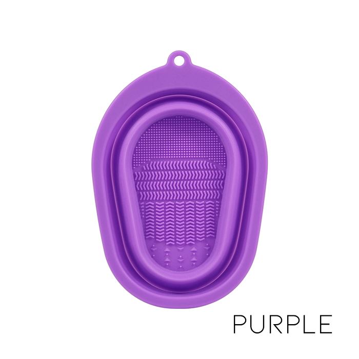 Silicone Makeup Sponge Cleanser Make-up Every Day And Night Purple