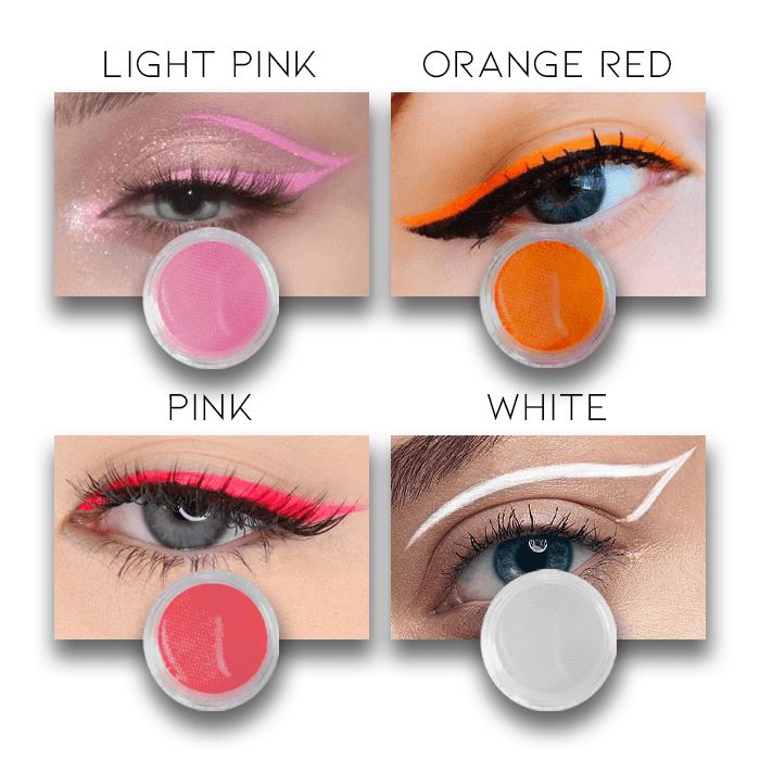 Neon Color Eyeliner Gel Morning Shades Light Pink