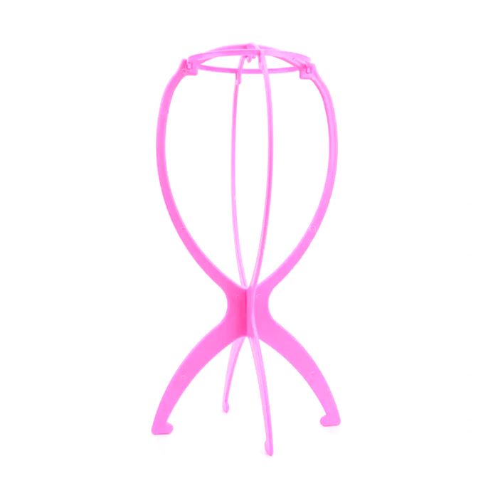 Collapsible Wig Holder Hair Accessories Every Day And Night Pink