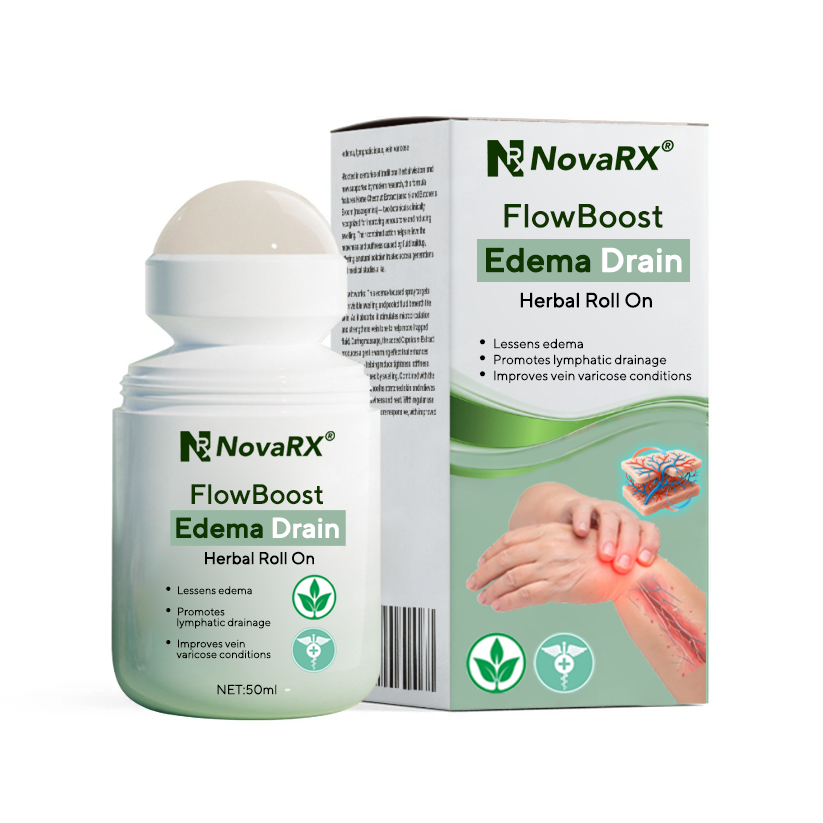 NovaRX® FlowBoost Edema Drain Herbal Roll On