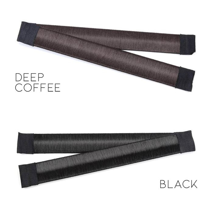 Perfect Bun Maker (2 pcs set) Hair Styling Tool Accessories Every Day And Night Deep Coffee
