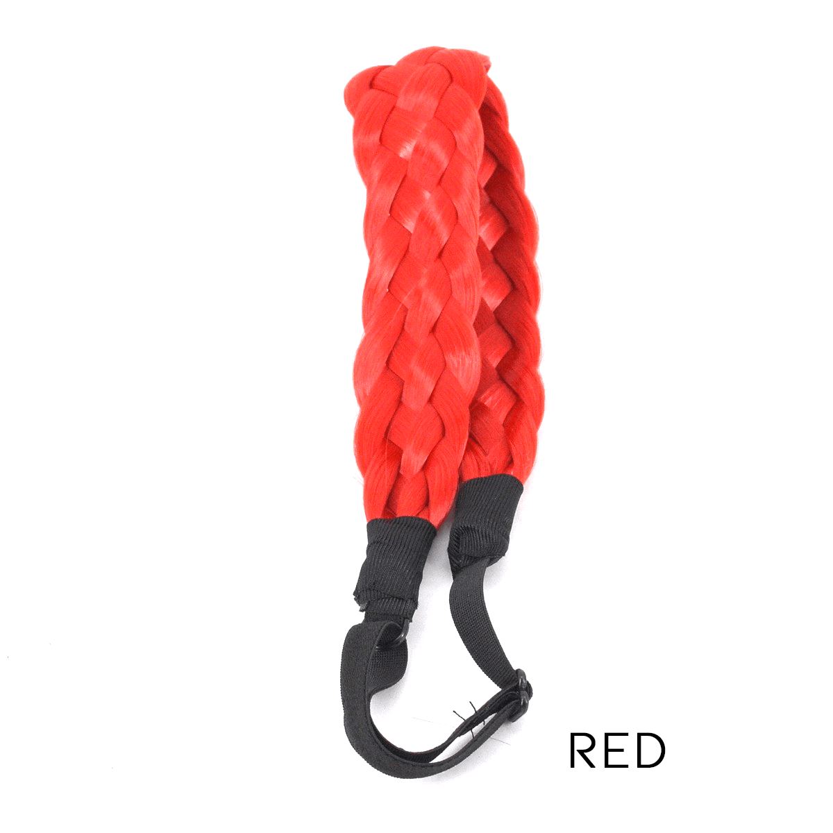 Classy Boho Braided Headband Hair Accessories Every Day And Night Red