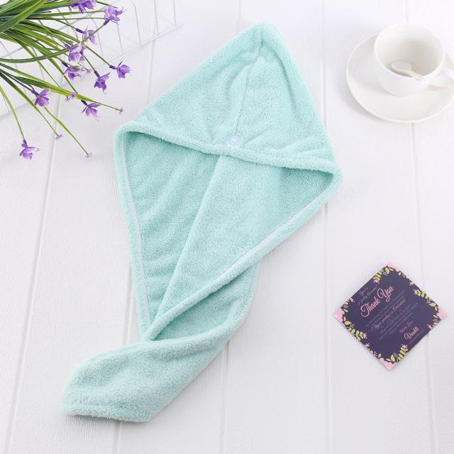 DryFast Hair Towel Hair Care Every Day And Night Mint