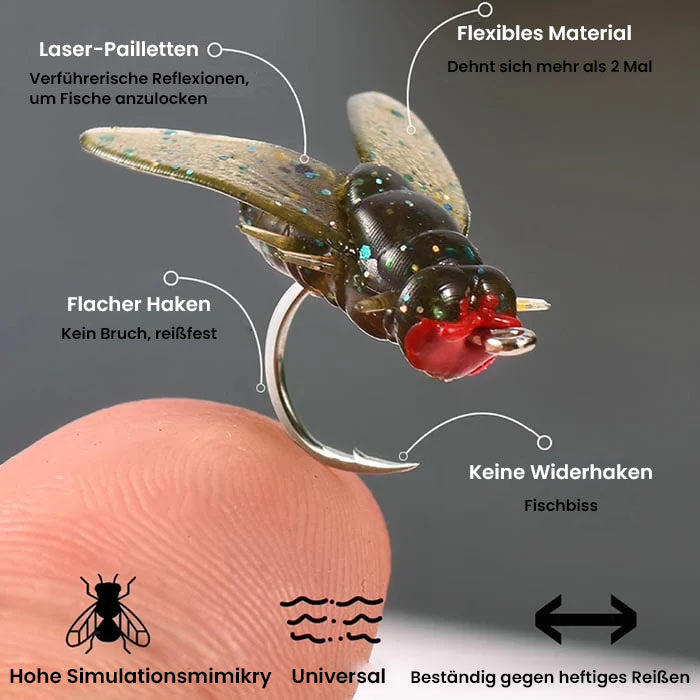 🐟Simulation Fliegenfischen Köderhaken🎣