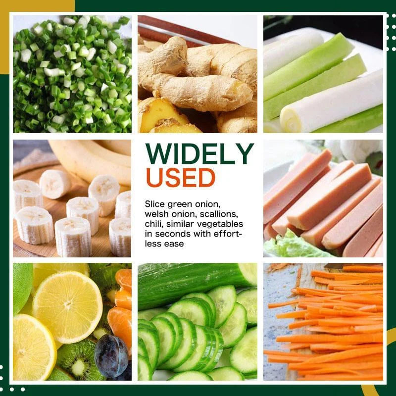 🔥Shred Silk The Knife 🔪Multi-Blade Scallion & Vegetable Cutter, Effortless & Time-Saving✨