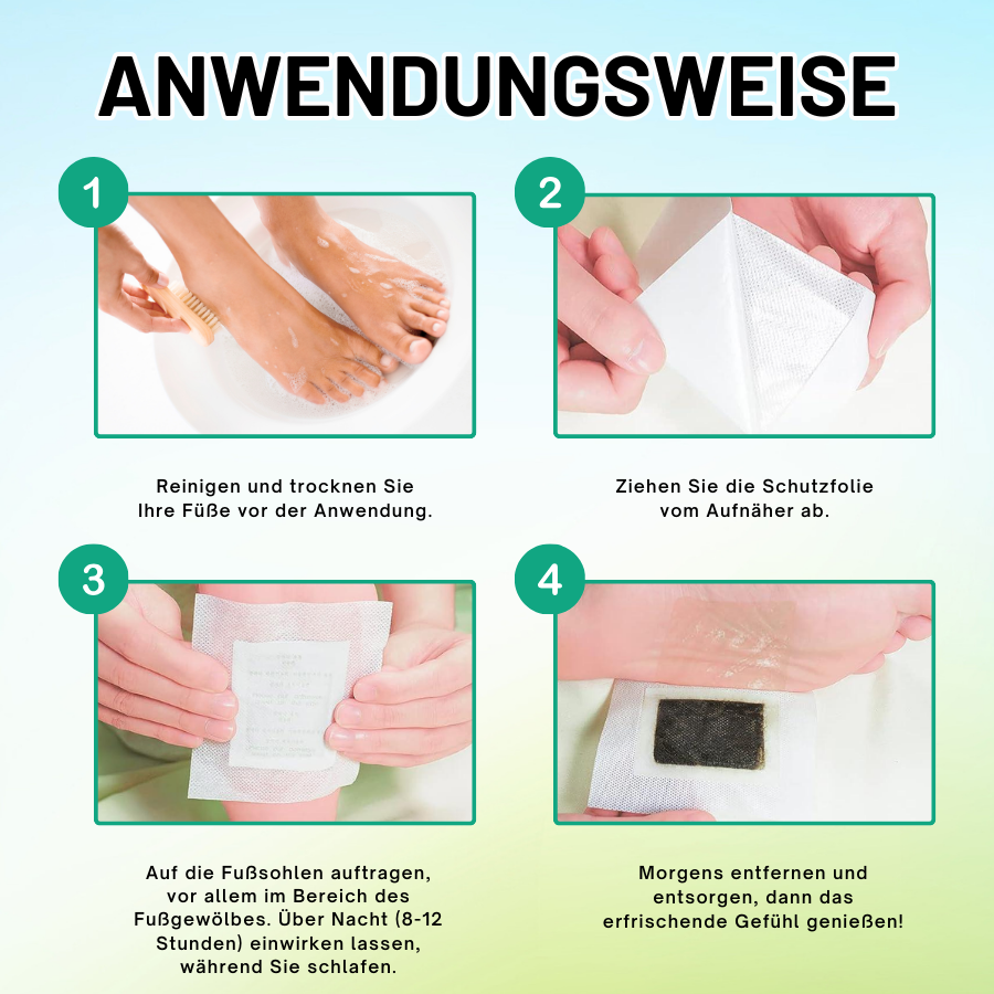 Fivfivgo™ DetoxPlus Lymphdrainage-Fußpflaster