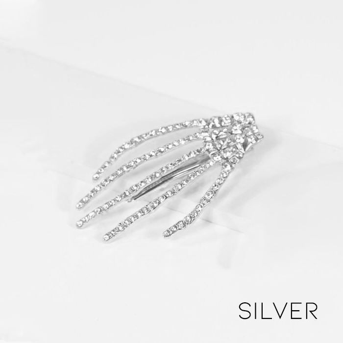 Skeleton Hand Hair Clips Hair Accessories Every Day And Night Silver