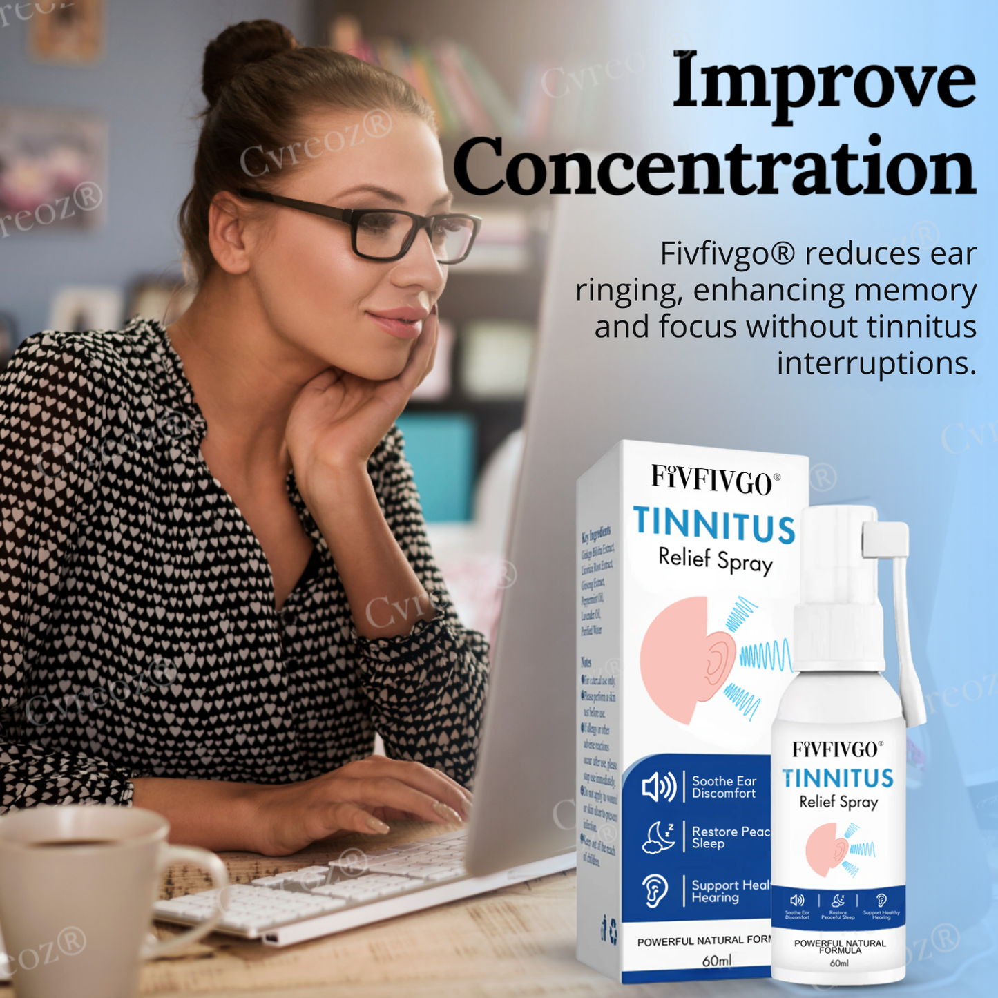 Fivfivgo® Tinnitus Relief Spray – Find Your Peace!
