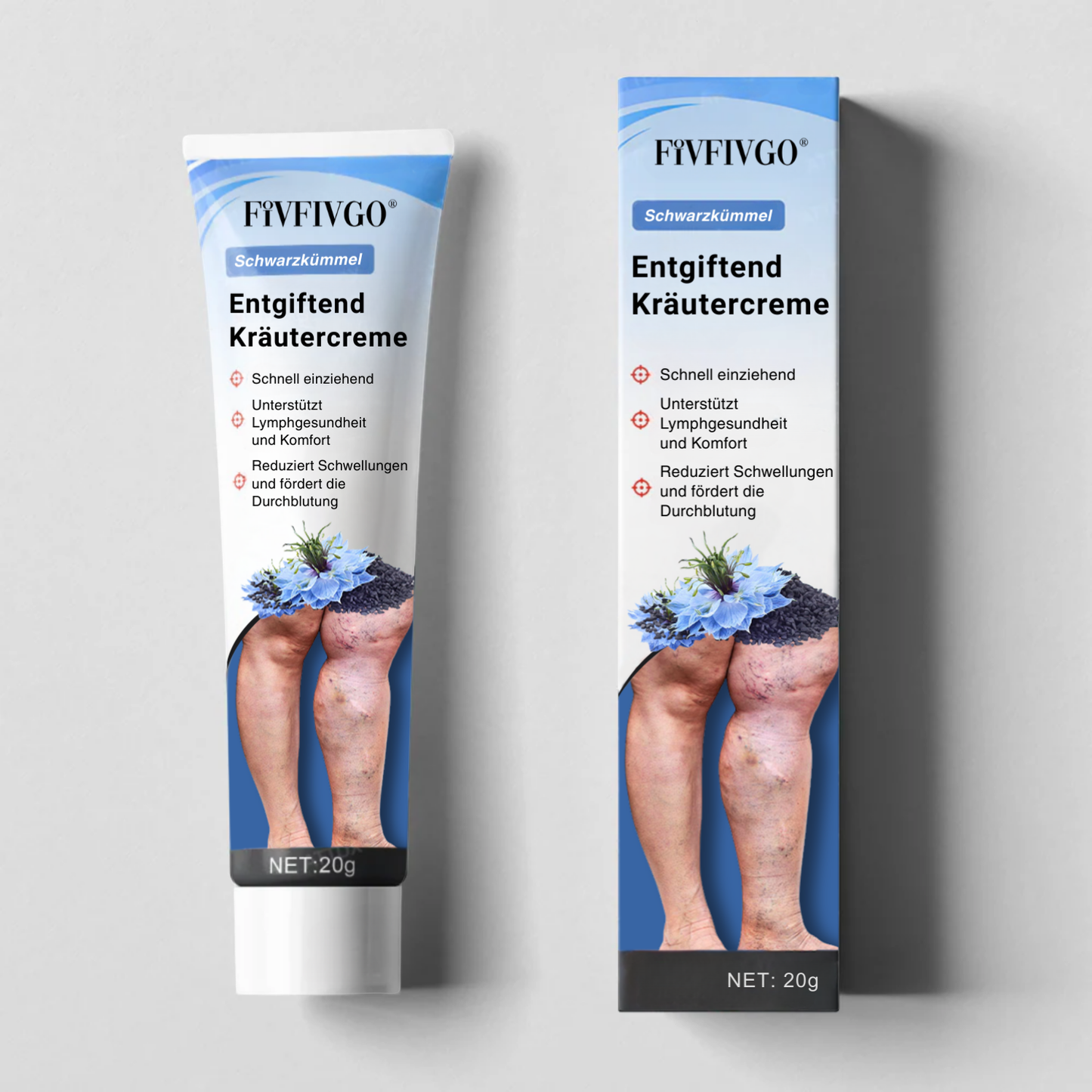 Fivfivgo® Schwarzkümmel Entgiftend Kräutercreme