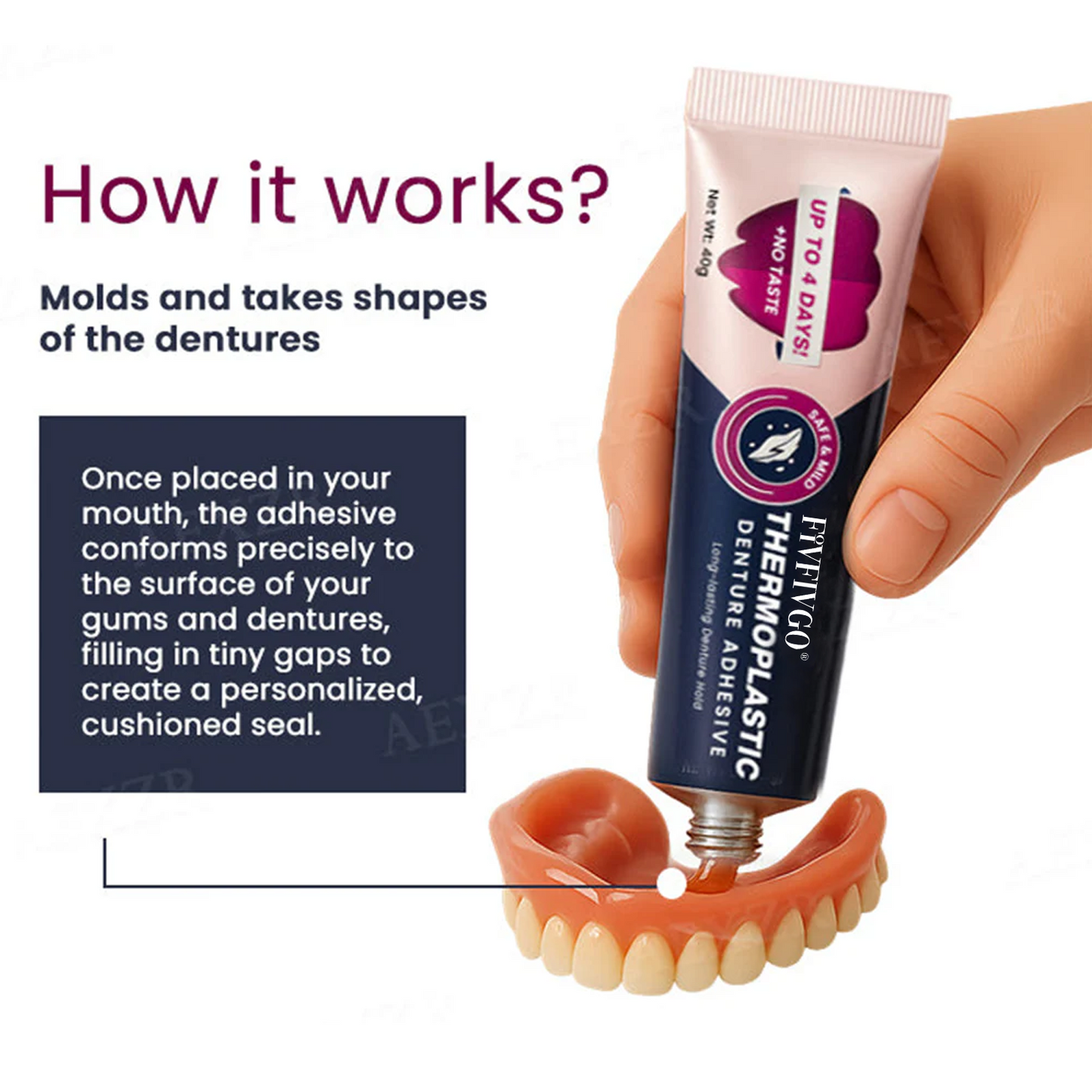 Fivfivgo® Thermoplastic Denture Adhesive