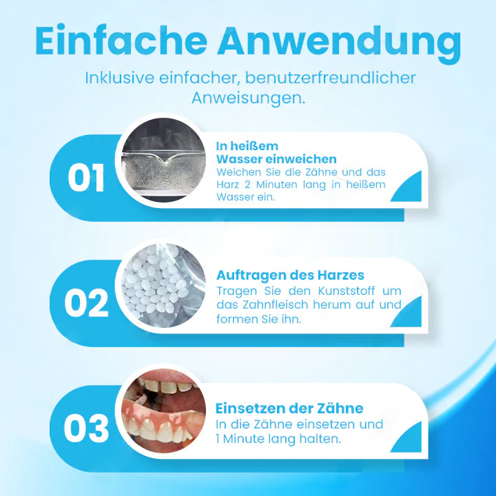 Fivfivgo™ FlexYoSmile Silikon-Prothesen-Set