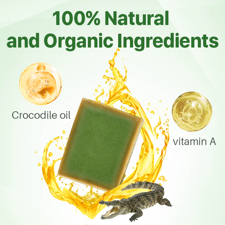 Fivfivgo™ Psoriasis Relief Crocodile Oil Soap