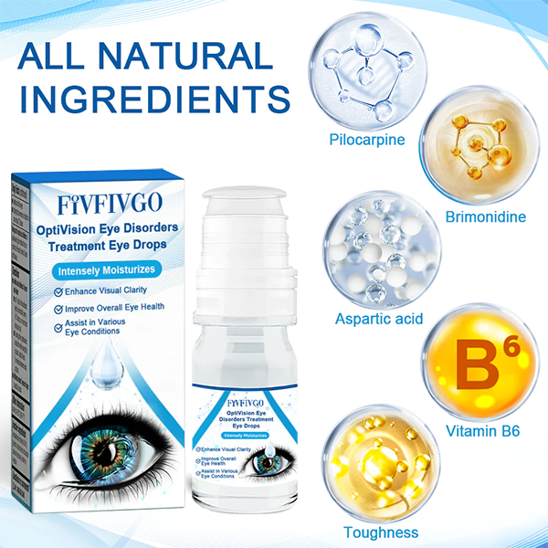 Fivfivgo™ OptiVision, gouttes pour les yeux pour le traitement des troubles oculaires