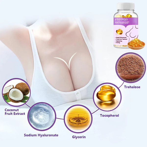 Fivfivgo™ Gélules essentielles AcneFree PinkGlow pour l’amélioration des seins
