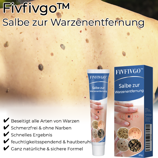 Fivfivgo™ Salbe zur Warzenentfernung