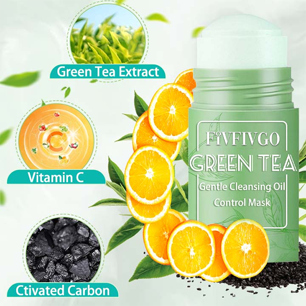 Fivfivgo™ Green Tea Gentle Cleansing Oil Control Mask