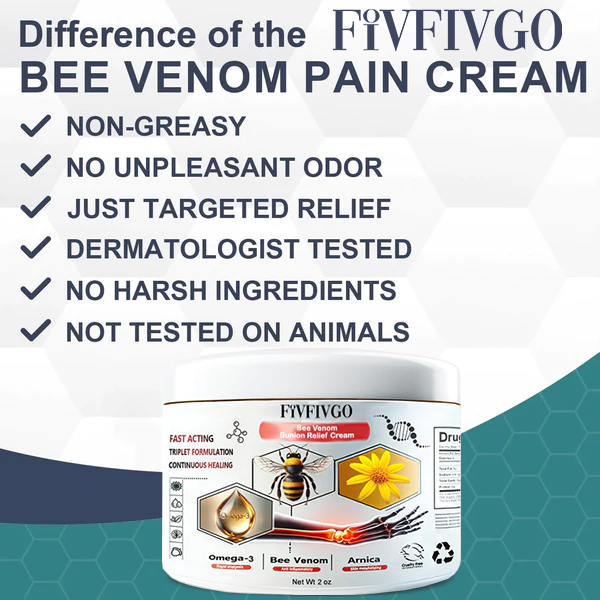 Fivfivgo™ Bee Venom Bunion Relief Cream
