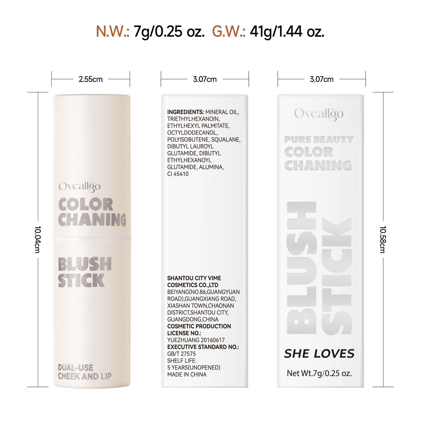 Fivfivgo™ PH-Wert Farbwechselnder Rouge-Stift