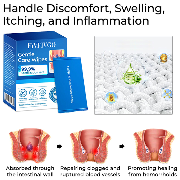 Fivfivgo™ Lingettes de soins doux