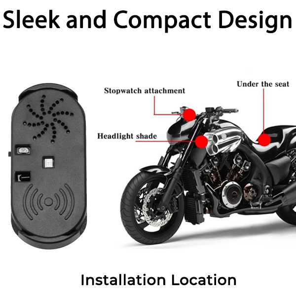 Lyseemin™ AI-Techology Motorcycle Signal Concealer Device