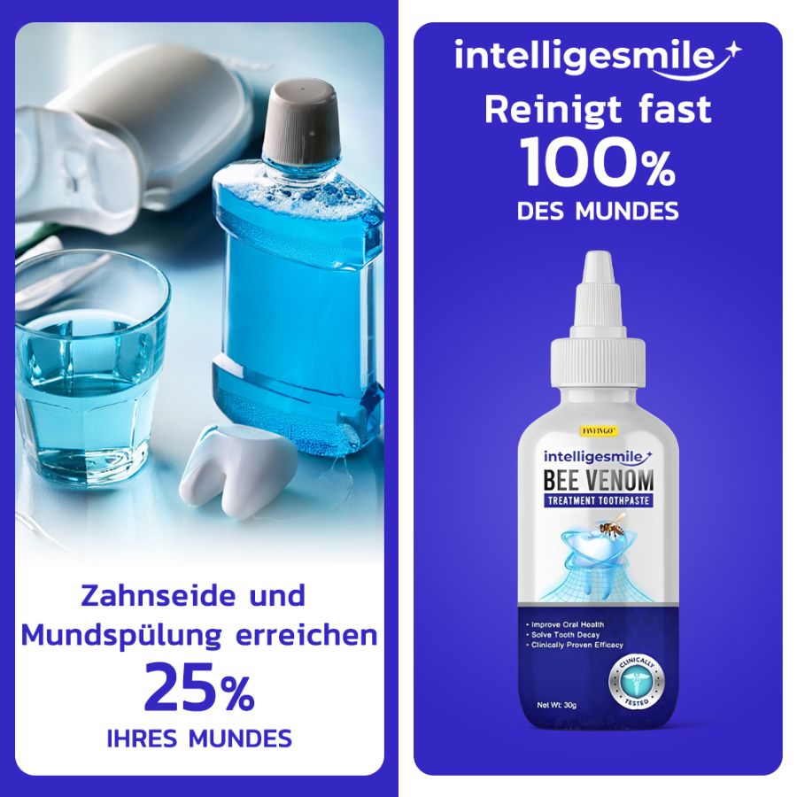 Fivfivgo™ IntelligeSmile Zahnpasta mit Bienengift