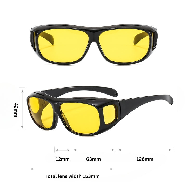 Lyseemin™ Lunettes de phare avec la technologie "GlareCut" (Conduire en toute sécurité la nuit)