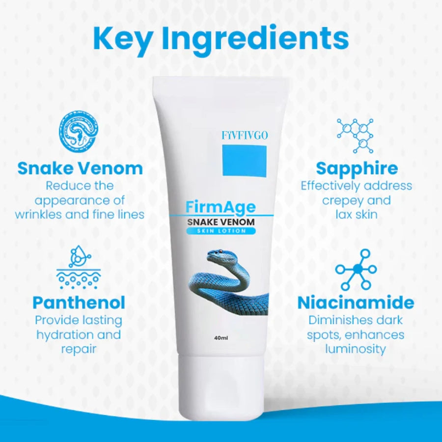 Fivfivgo™ FirmAge Schlangengift Hautlotion