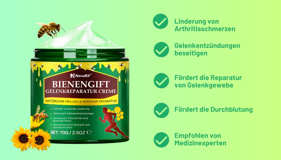 NovaRX® Bienengift-Gelenkreparaturcreme
