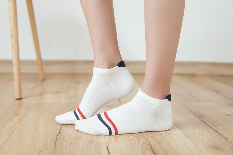 Novelty Ankle Heart Socks (5 Pairs)