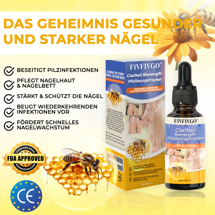 Fivfivgo® ClariNail Bienengift-Pilzlösungstropfen