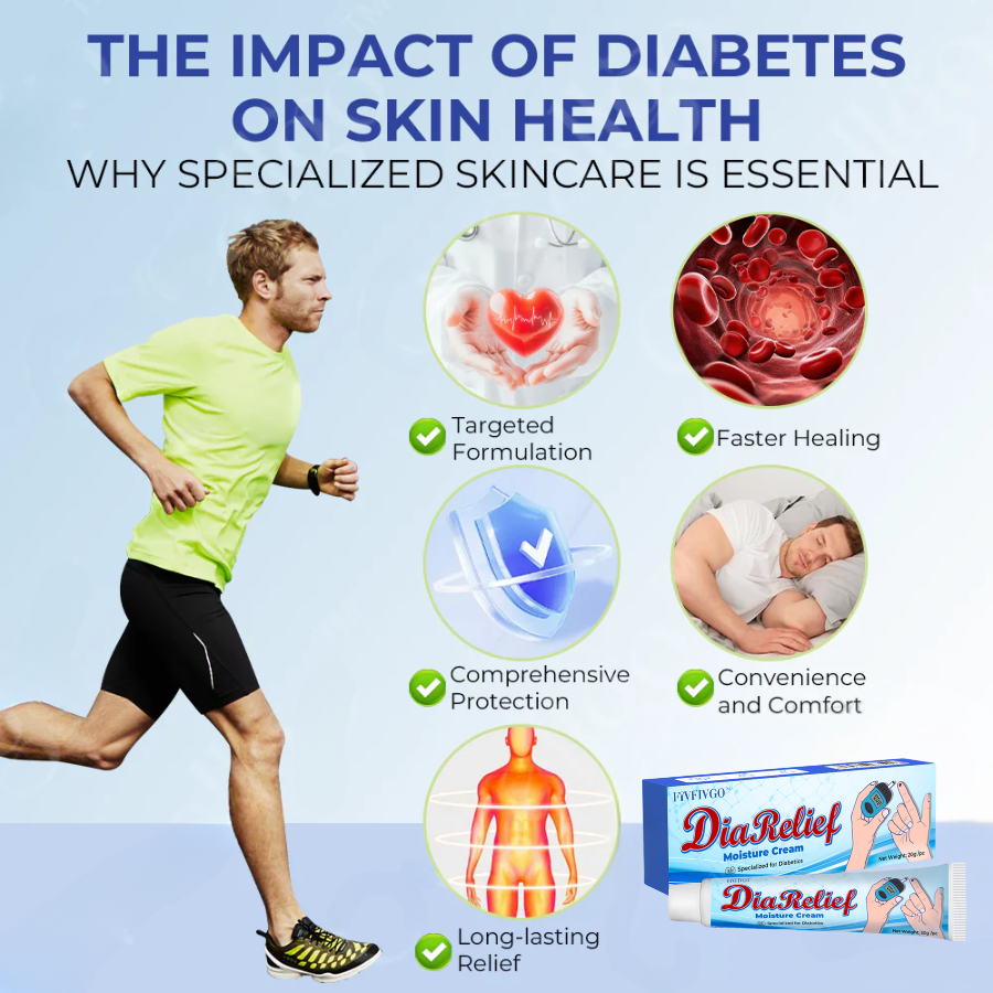 Fivfivgo™ DiaRelief Moisture Cream (Specialized for Diabetics)