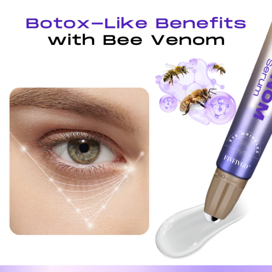 Fivfivgo™ CollagenVen Bee Venom Eye Roller Serum👨⚕️US Dermatologist Approved