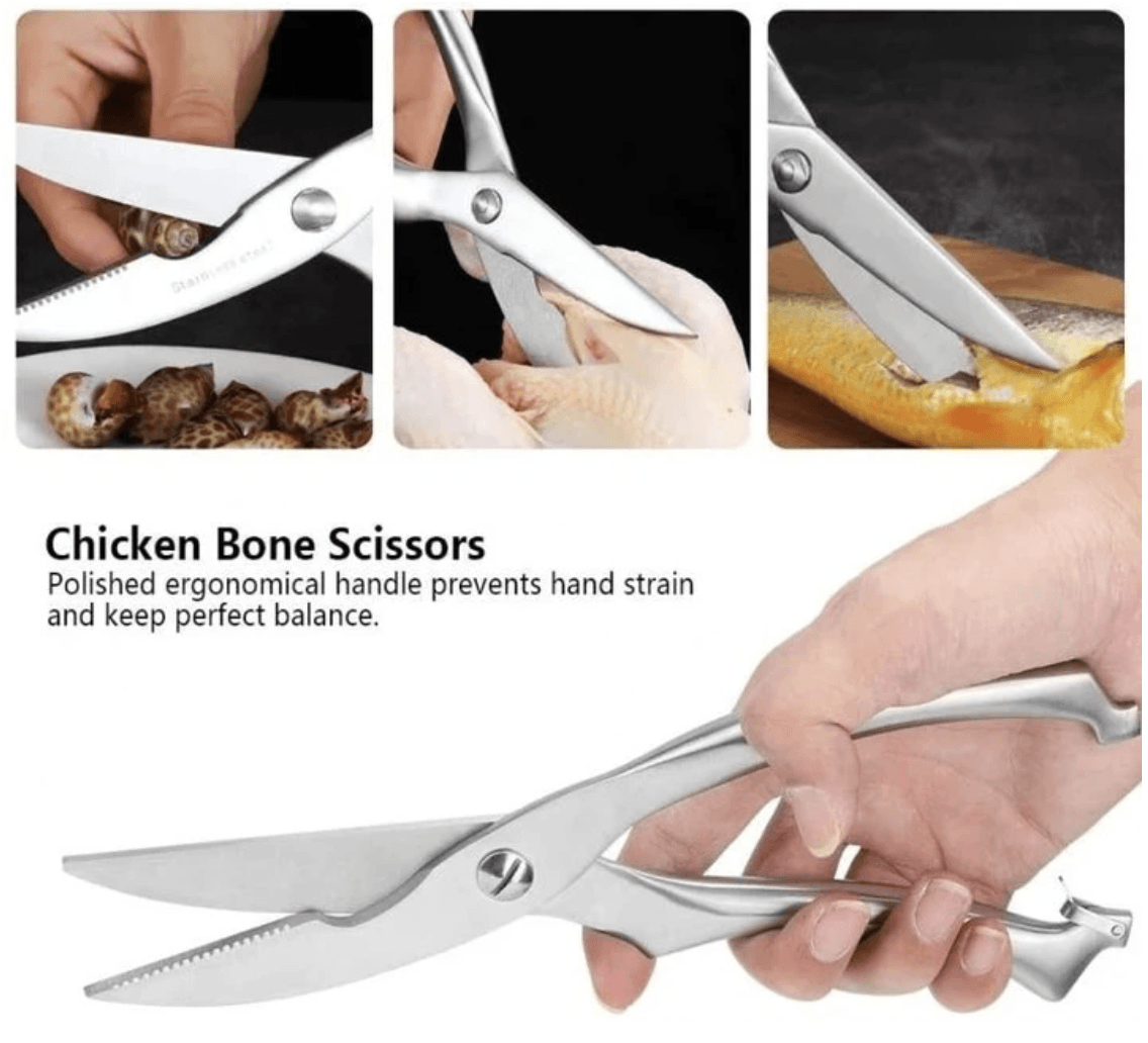 All in One Stainless Kitchen Scissors