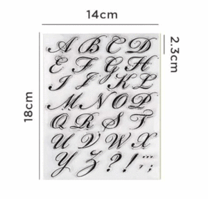 Alphabet Fondant Stamping Tool