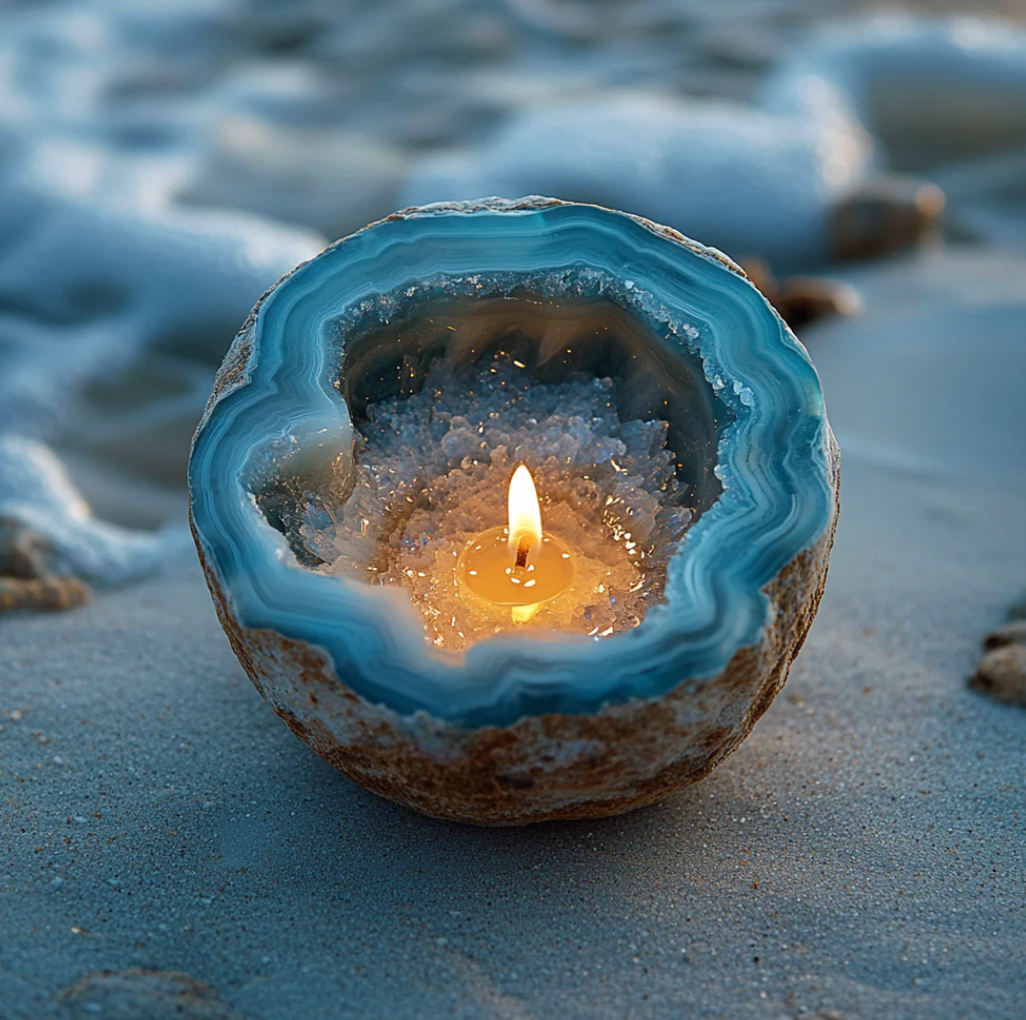 🟩 Last Day: 47%OFF the 2025 New Aura Crystal Candle!