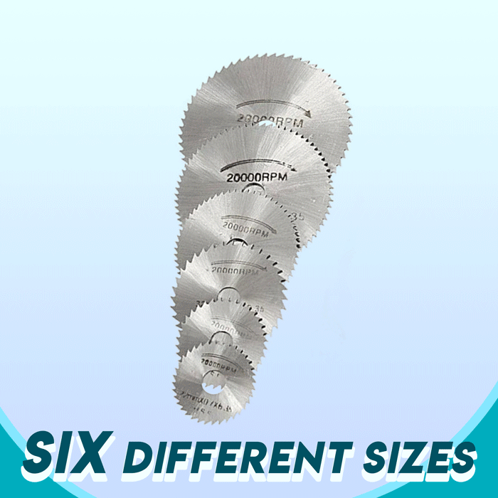Disc Drill Blades and Mandrel (6pcs Set)