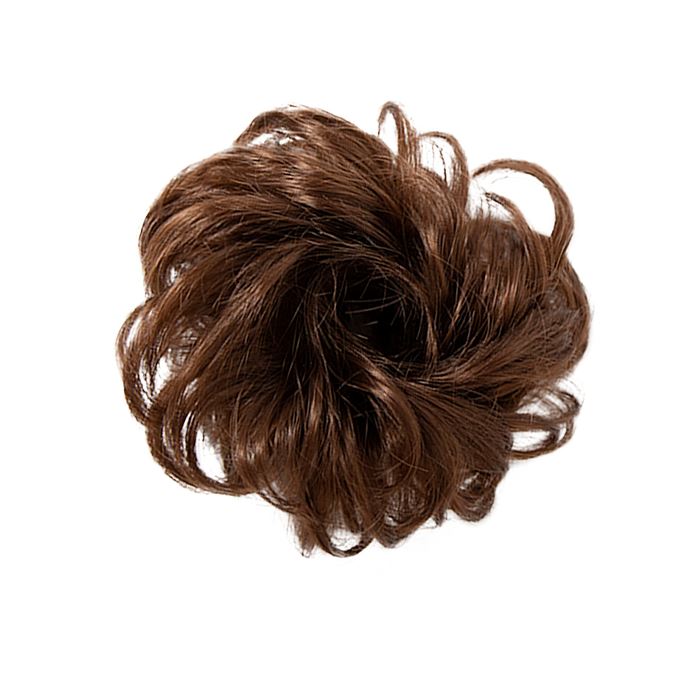 Realistic Messy Hair Bun Hair Accessories Every Day And Night Auburn Brown