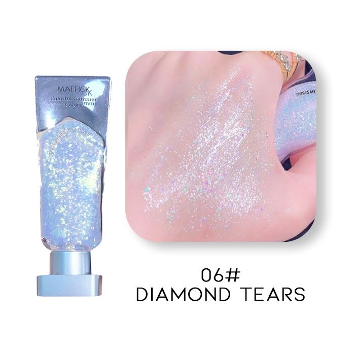 Paint it On Glitter Eyeshadow Make-up Every Day And Night 06# Diamond Tears 1pc