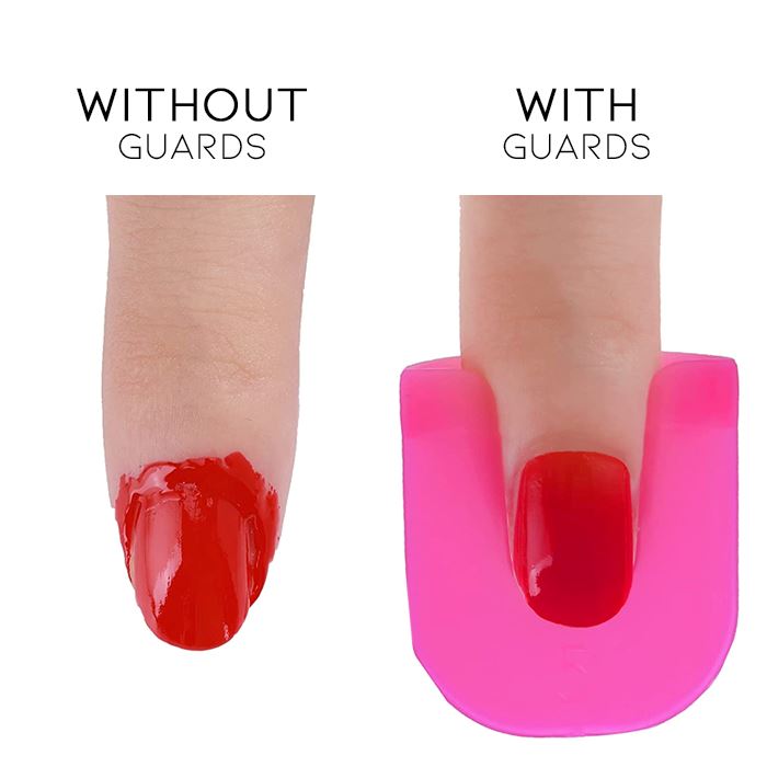 Reusbale Slip-On Nail Polish Guards Nail Every Day And Night