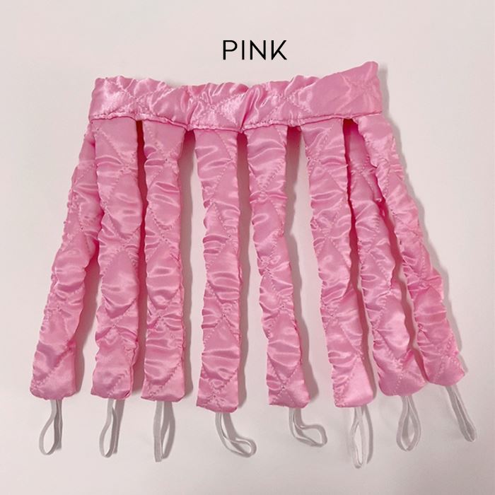 Non-Heat Octopus Hair Curler Hair Styling Tools Every Day And Night Pink
