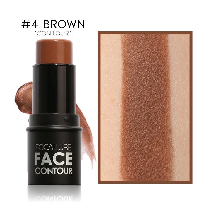 Long Lasting Stick Highlight & Contour Make-up Every Day And Night #4 Brown