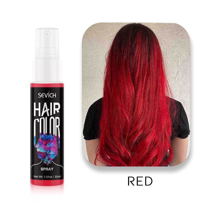 Temporary Hair Color Spray Hair Color Every Day And Night Red 1pc