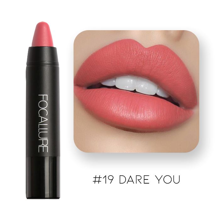12HRS Matte Kissproof Lip Pencil Make-up Every Day And Night #19 Dare You 1PC