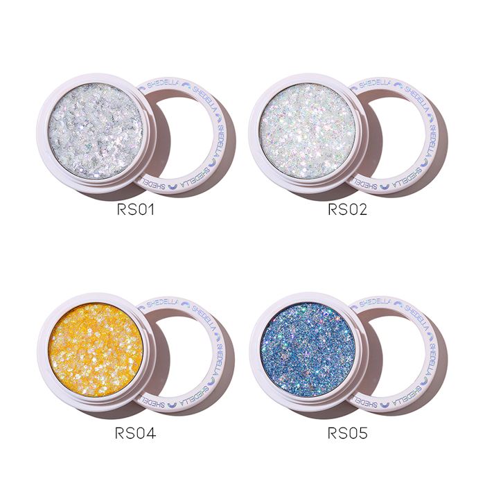 Rainbow Ball Eyeshadow (Glitter Collection) Make-up Every Day And Night RS02 Kaleidoscope