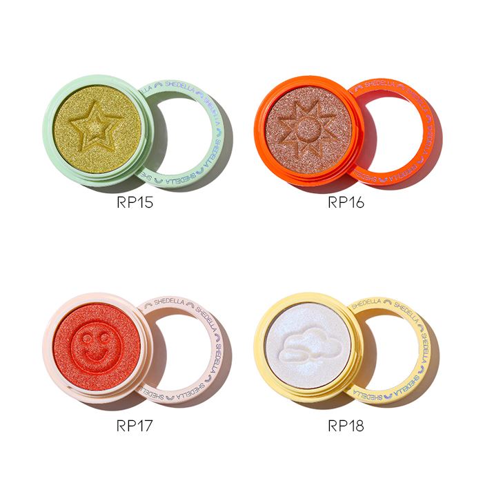 Rainbow Ball Eyeshadow (Pearl Collection) Nail Every Day And Night RP15 Yellow Star