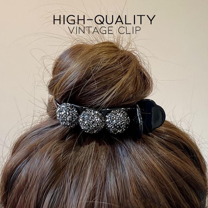 Small Hair Bun Vintage Claw Clip Hair Styling Tools Every Day And Night