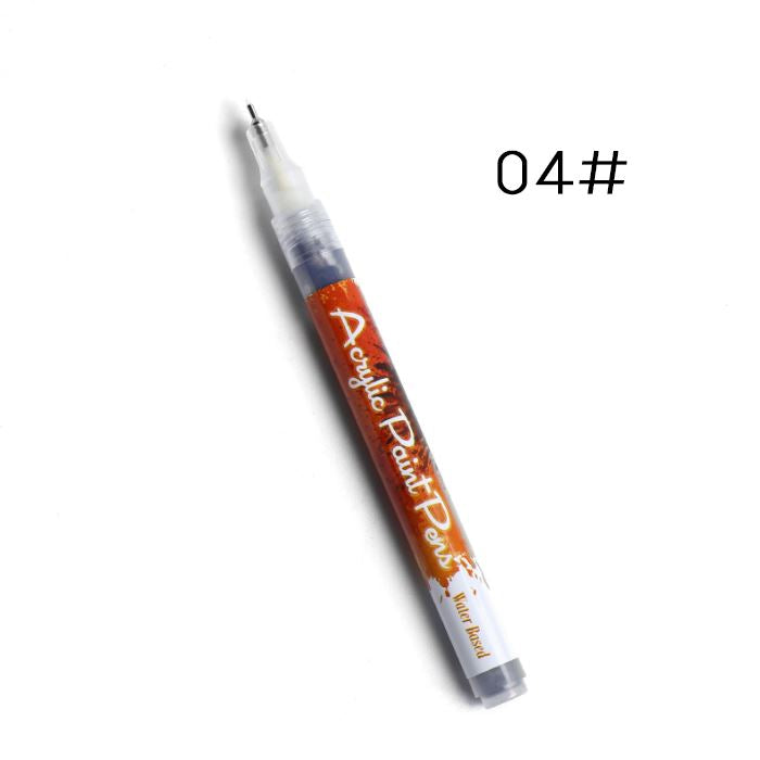 Ultra Thin Curve Manicure Felt Pen Nail Every Day And Night 04# 1pc