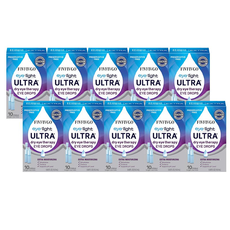 Fivfivgo™ Gouttes oculaires lubrifiantes EYELIGHT Ultra Eye Therapy