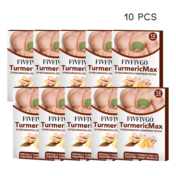 Patch compresse Fivfivgo™ TurmericMax Gynécomastie
