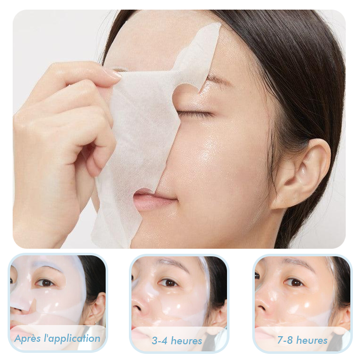Oveallgo™ Masque Coréen Bio-Collagène Profond Réel